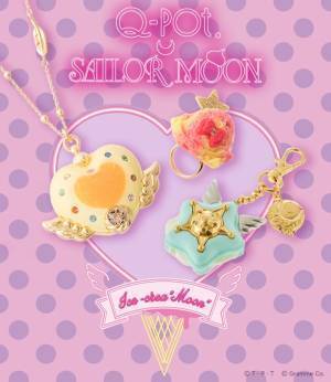 「Q-pot.×セーラームーン」コラボアクセサリー第4弾、戦士たちをイメージしたアイスモチーフ