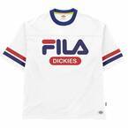 ディッキーズ×フィラ、ロゴプリントのホッケーTシャツ&快適な着心地のベースボールTシャツ