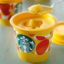 スタバの新プリン「マンゴー＆パッションフルーツプリン」