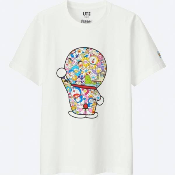 ユニクロより「ドラえもんUT」村上隆コラボ“お花”を描いたカラフルなTシャツやぬいぐるみなど