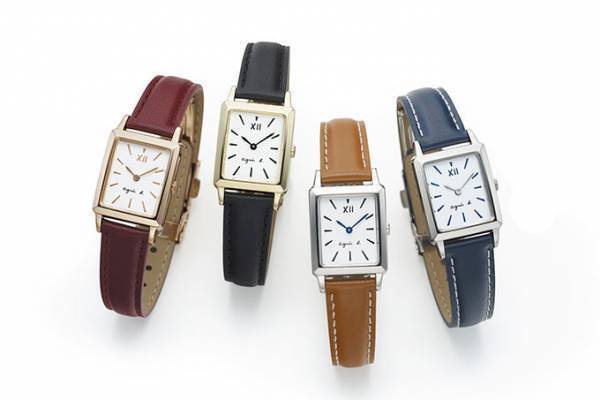 アニエスベー ウオッチの新作 - フレンチスタイルの角型7機種、スワロをあしらった限定モデルも