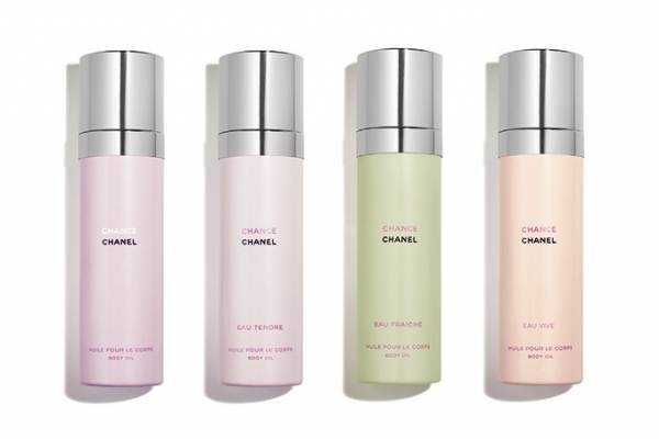 シャネルの人気フレグランス「チャンス」から4種のボディオイル＆1種のモバイルスプレー