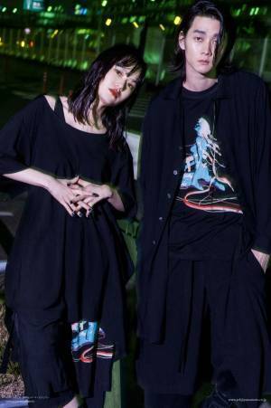 ヨウジヤマモトのグラウンド ワイ、劇場アニメ『ゴースト イン ザ シェル/攻殻機動隊』とコラボ