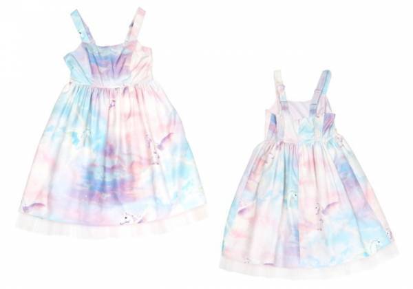 ミルク新作「ファンタスティック」シリーズ、ユニコーンを描いたワンピースや星が輝くピアス