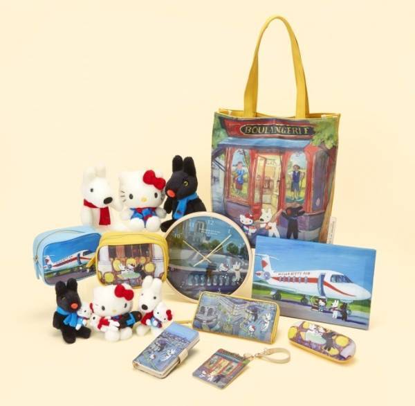 リサとガスパール×ハローキティのコラボグッズ - バッグやタオルなど22アイテム、限定ショップも