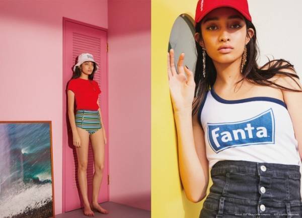 SLY「コカ・コーラ＆ファンタ」とコラボ、レトロロゴやボトルデザイン入り