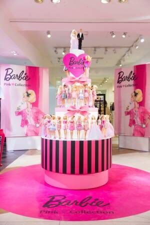 「バービー ピンク♥コレクション」GWに銀座ロフトで、バービー59体を並べたドールタワーや限定ドール
