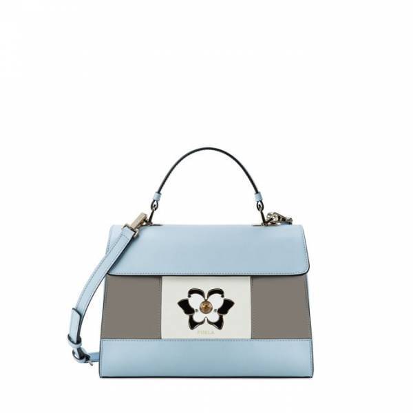 フルラから新モデル「ムゲット」登場、立体的なフラワーモチーフ付きハンドルバッグ