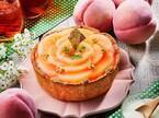 「パブロのチーズタルト‐ピーチピクニック‐」花びらのように敷き詰めたジューシーな国産白桃
