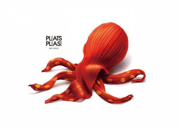 プリーツ プリーズ イッセイ ミヤケのビジュアルシリーズ「SEA」色鮮やかな海の生き物をプリ―ツで