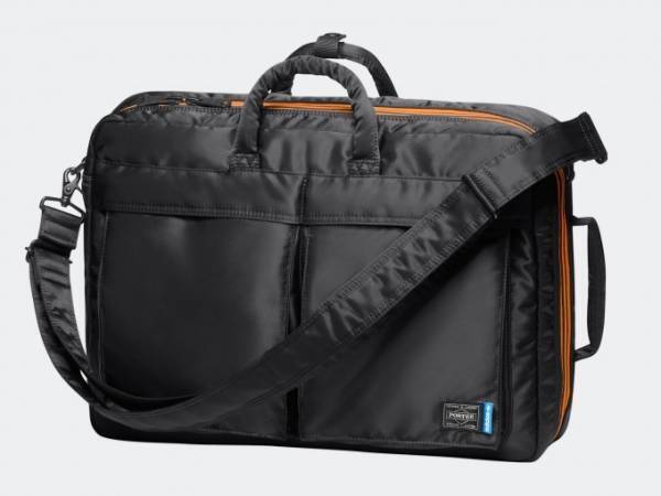 アディダス×ポーター、ブラックをベースに両ブランドのカラーで彩ったバッグとスニーカーが登場