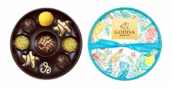 ゴディバ夏季限定「ソレイユコレクション」レモンやヒトデモチーフのチョコが夏色のボックスに