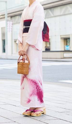 松屋銀座“昼映えゆかた”約20ブランドから1,000点が集結、金魚や猫を描いた浴衣など