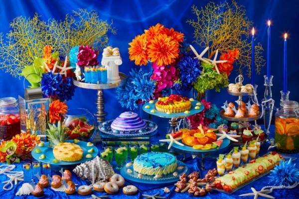 京王プラザホテルで「プリンセスマーメイドと楽しむスイーツブッフェ」童話『人魚姫』をテーマに