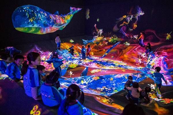 デジタルアート展「チームラボ 学ぶ！未来の遊園地」大阪・あべのハルカス美術館で開催