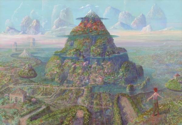 『耳をすませば』背景画家・井上直久の個展が大阪・阪急うめだ本店で - 初期から最新の大作まで