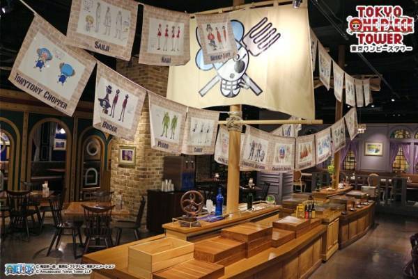 ワンピースのテーマパーク「東京ワンピースタワー」レストランで人気キャラ登場ビュッフェ＆限定メニュー