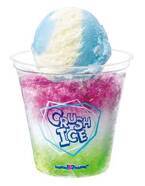 サーティワンの夏限定かき氷「クラッシュアイス」ザクザク氷に好みのアイスクリームを乗せて
