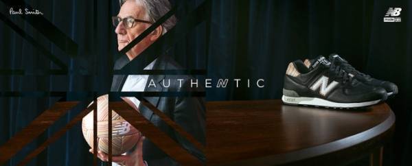 ニューバランスxポール・スミスのコラボ、Nロゴにストライプを配したスニーカーなど