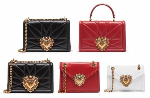 ドルチェ＆ガッバーナ“ゴールドハート”がポイントの新作「ディヴォ―ション バッグ」