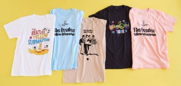 コエ×ザ・ビートルズ、アニメ映画『イエロー・サブマリン』モチーフのポップなTシャツやキャップ