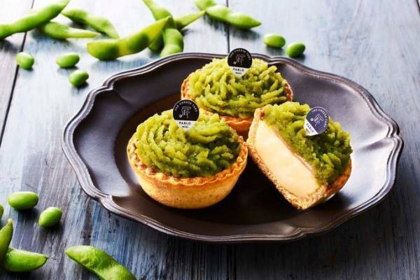パブロミニ東北限定チーズタルト「ずんだもち」枝豆が豊かに香るずんだあん×モチモチのぎゅうひ