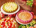 キル フェ ボン「2018 ピーチフェス」ショーケースが“桃のタルト”づくしに！1日限定タルトも
