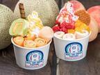 ロールアイスクリームファクトリー季節限定「夕張メロン＆ピーチヨーグルト」フルーツ味の“巻くアイス”