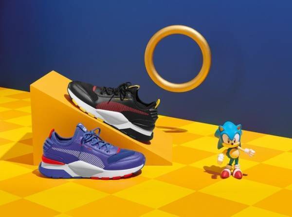 プーマ×セガ第2弾スニーカー、ソニックと宿敵ドクター・エッグマンをイメージした2モデル