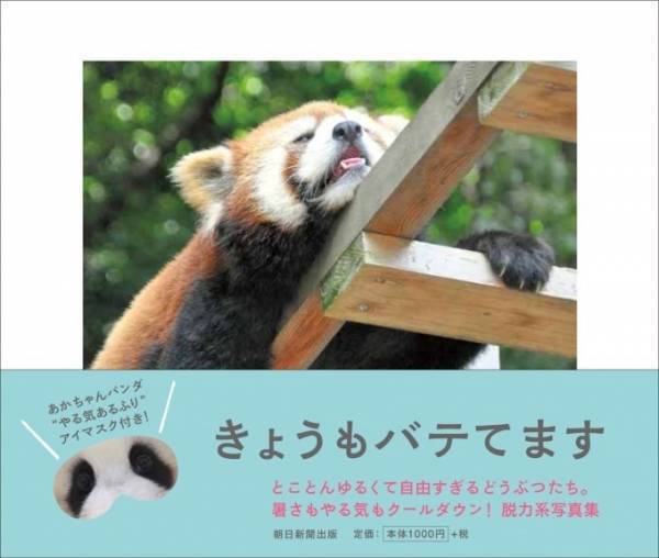 脱力系どうぶつ写真集『きょうもバテてます』シャンシャンはじめ暑さにバテバテの動物たち