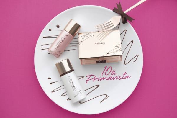 「プリマヴィスタ」チョコソースをかけたデザインの化粧下地など発売