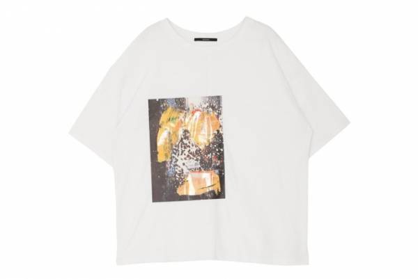 エモダのコラボTシャツ「SHINICHIRO INUI」の作品をジェルで立体プリント