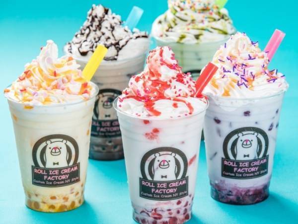 「ロールアイスクリームファクトリー」タピオカドリンク新登場、"味付き"タピオカ×濃厚ミルク