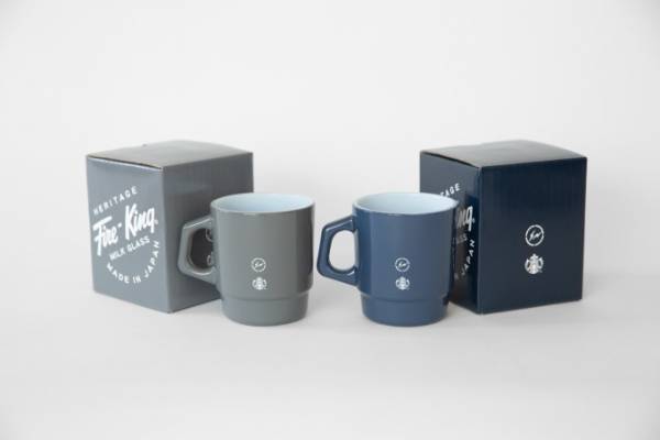 スタバ×藤原ヒロシのフラグメントデザイン、ファイヤーキングのグラスマグカップ発売