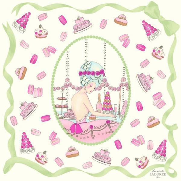 スクレ by ラデュレの新作ステーショナリー＆ハンカチーフ、3色マカロンやピオニーをモチーフに