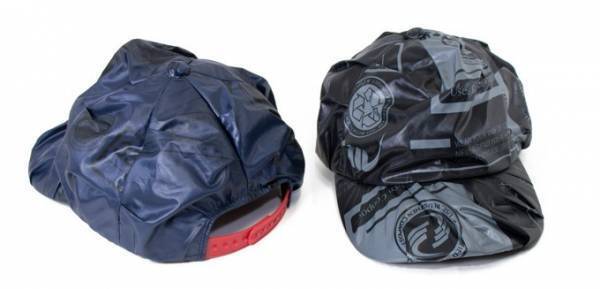 カシラ×メゾン ミハラヤスヒロ、“ゴミ袋”イメージの生地を使ったキャップ2型
