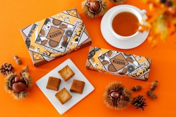 資生堂パーラー「秋のチーズケーキ(マロン)」焼栗のように“ほっくり・香ばしい”濃厚チーズケーキ