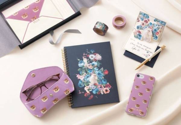 ポール & ジョー ラ・パペトリー 18秋冬の新作文具＆雑貨、猫柄のパスケースやメガネケース新登場