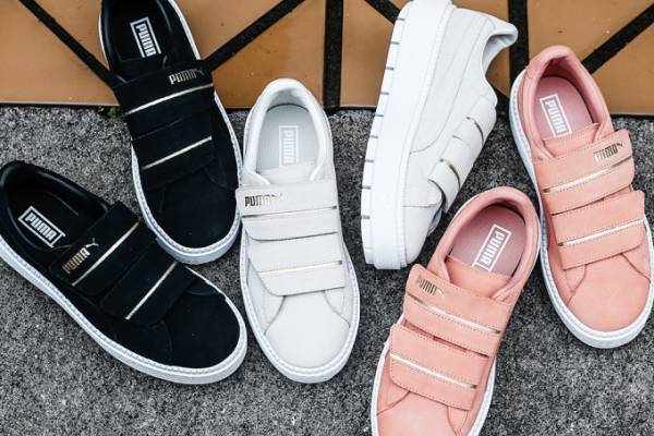 プーマのアトモス限定ウィメンズシューズ、フェンティ プーマの厚底スニーカーをリモデル