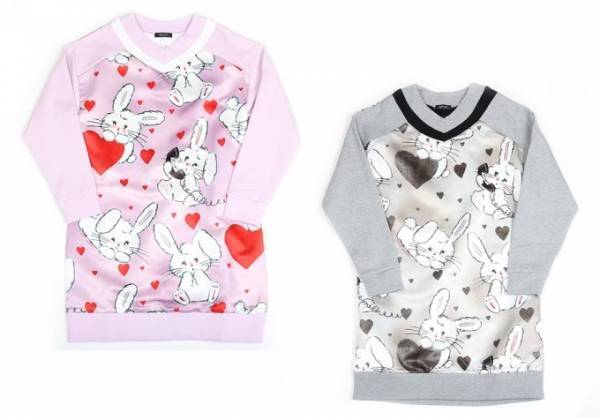 ミルク新作「バニー プレイ」愛らしい"うさぎ"が遊ぶスウェットワンピ＆パーカーなど