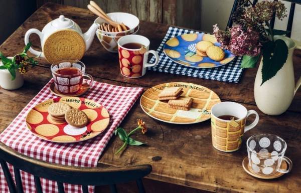 アフタヌーンティー・リビング、森永ビスケットと初コラボ -「マリー」などモチーフにした雑貨