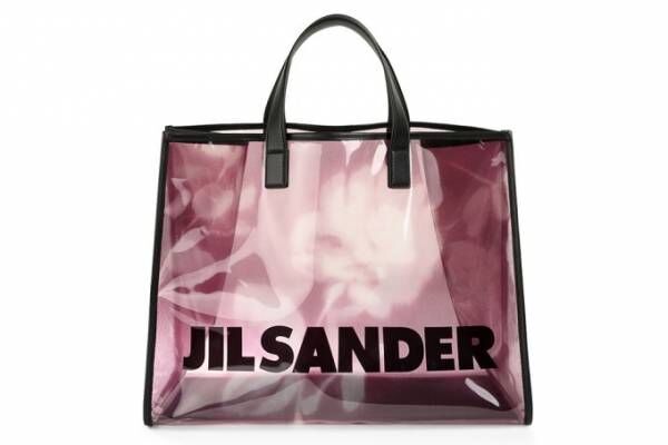 ジル・サンダー限定PVCバッグ、幻想的なフラワープリントをのせて - 阪急うめだ本店で