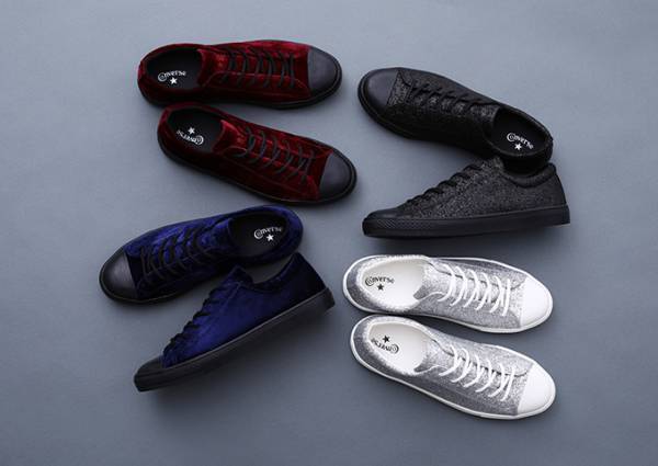 コンバース、「オールスター」からグリッターやベルベットを使用した秋冬スニーカーが登場