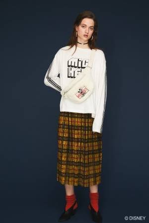 マウジーのディズニーコレクション第3弾 -裏地がミッキー総柄のMA-1やミッキーデザインのチョーカー