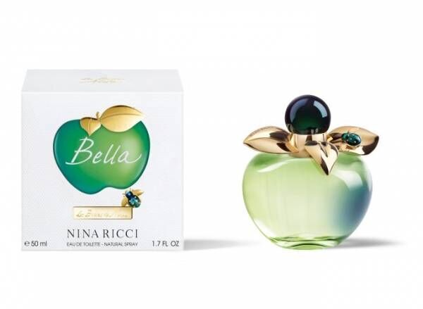 ニナ リッチ新香水「ベラ」がニナ＆ルナ ブロッサムに仲間入り、緑のリンゴ型ボトル＆フローラルノート
