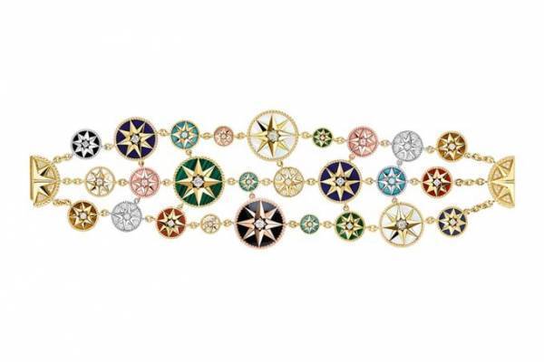 ディオールの“お守りジュエリー”「ローズ デ ヴァン」新作、リバーシブルブレスレット&ピアス