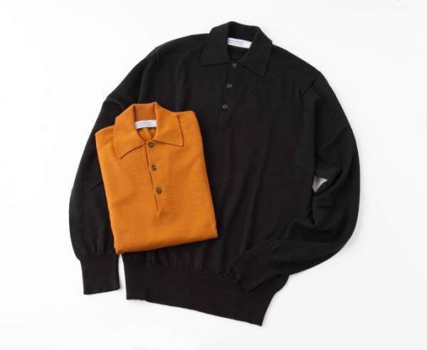 ジョン スメドレー“ふっくらとした”新作メリノウールニットポロシャツ、アーカイブがベース