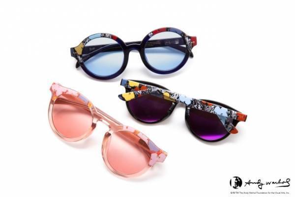 Zoff、アンディ・ウォーホルに着想を得たアイウェア - 「花」モチーフのフレームなど