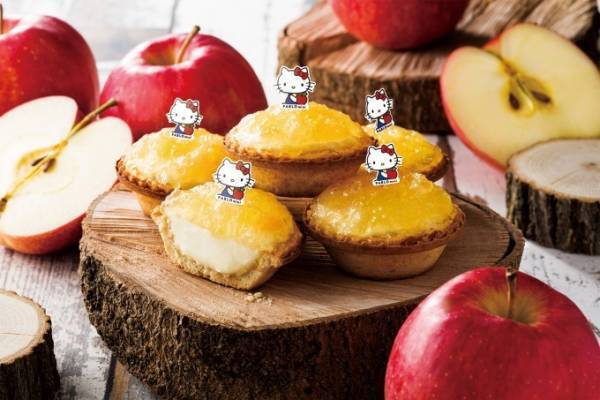 サンリオ・ハローキティ×パブロミニの限定「りんご」チーズタルト、小田急多摩センター店で