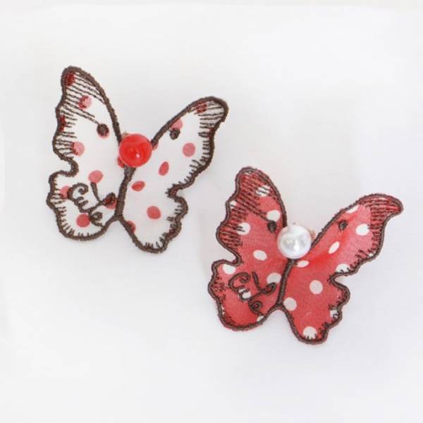 エミリーテンプルキュート新作アクセサリー、"いちご柄バタフライ"のイヤリングやブレスレットなど